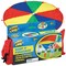 Flight Line: Giant 8' Parachute - Group Cooperative Games & Sports Play, In-Outdoor Activity, Durable Fabric, Easy-Grip Handles, Storage Bag, Kids 3+